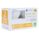 2 PACK FOCO LED GU10 LUZ AMARILLA - Envío Gratuito