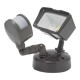 LUMINARIO DE SEGURIDAD CON REFLECTOR LED Y FOTOCELDA - Envío Gratuito