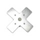 CONECTOR PARA RIEL X BLANCO - Envío Gratuito