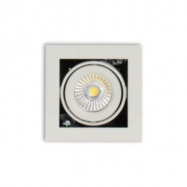 EMPOTRABLE SQUARE DIRIGIBLE LED BLANCO - Envío Gratuito