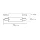 CONECTOR PARA RIEL RECTO BLANC - Envío Gratuito