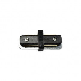 CONECTOR PARA RIEL RECTO NEGRO - Envío Gratuito