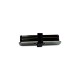 CONECTOR PARA RIEL RECTO NEGRO - Envío Gratuito