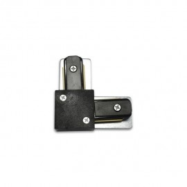 CONECTOR PARA RIEL L NEGRO - Envío Gratuito
