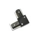 CONECTOR PARA RIEL L NEGRO - Envío Gratuito
