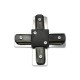 CONECTOR PARA RIEL X NEGRO - Envío Gratuito