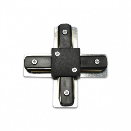 CONECTOR PARA RIEL X NEGRO - Envío Gratuito