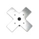 CONECTOR PARA RIEL X NEGRO - Envío Gratuito