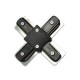 CONECTOR PARA RIEL X NEGRO - Envío Gratuito