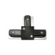 CONECTOR PARA RIEL T NEGRO - Envío Gratuito