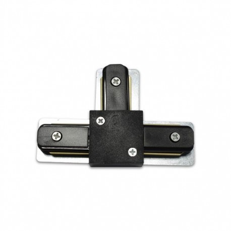 CONECTOR PARA RIEL T NEGRO - Envío Gratuito