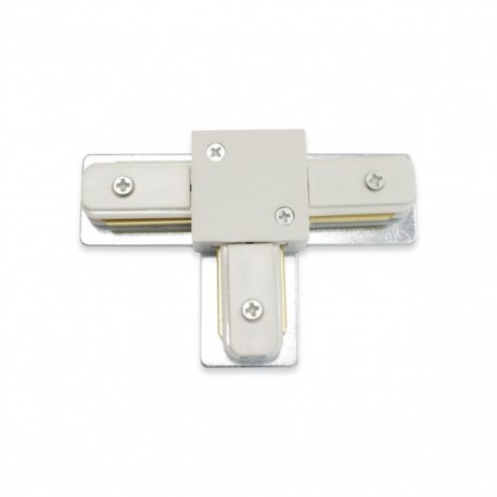 CONECTOR PARA RIEL T BLANCO - Envío Gratuito