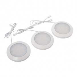3 LUCES DE ACENTO LED 6 W REDONDAS - Envío Gratuito