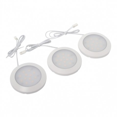 3 LUCES DE ACENTO LED 6 W REDONDAS - Envío Gratuito