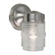 LÁMPARA DE PARED EXTERIOR 1LUZ NÍQUELADO HAMPTON BAY - Envío Gratuito