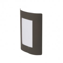 ARBOTANTE EXTERIOR CUADRO CAFÉ 1 LUZ - Envío Gratuito