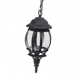 FAROL COLGANTE EXTERIORES NEGRO - Envío Gratuito