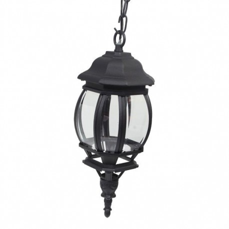 FAROL COLGANTE EXTERIORES NEGRO - Envío Gratuito