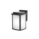LÁMPARA PARED EXTERIOR CUBO NEGRO 1 LUZ - Envío Gratuito