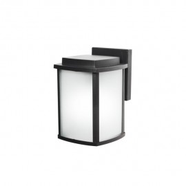 LÁMPARA PARED EXTERIOR CUBO NEGRO 1 LUZ - Envío Gratuito