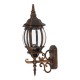 FAROL DE PARED EXTERIORES DORADO Y NEGRO - Envío Gratuito