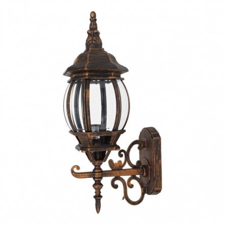FAROL DE PARED EXTERIORES DORADO Y NEGRO - Envío Gratuito