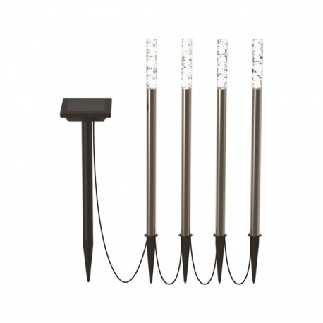 4-PACK ESTACAS SOLARES 3 LÚMENES - Envío Gratuito