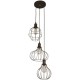 LLÁMPARA COLGANTE DE ACERO 3 LUCES - Envío Gratuito