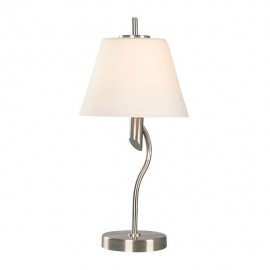 LÁMPARA DE MESA TOUCH NÍQUEL 1 LUZ - Envío Gratuito