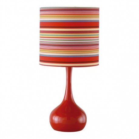 LÁMPARA DE MESA FUNDAMENTAL ROJO - Envío Gratuito