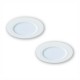 2PACK EMPOTRABLE FIJO BLANCO 12W - Envío Gratuito
