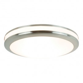LÁMPARA DE TECHO 2 LUCES NÍQUEL - Envío Gratuito