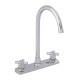 MEZCLADORA 8" PARA COCINA ARGON CROMO - Envío Gratuito