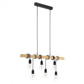 LUMINARIO COLGANTE 6 LUCES - Envío Gratuito