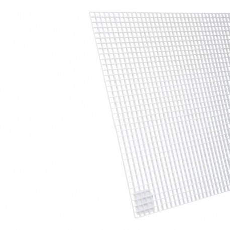 3/8 2 X 4 EGG CRATEWHITE LOUVERS 15 PIEZAS 1199233A - Envío Gratuito