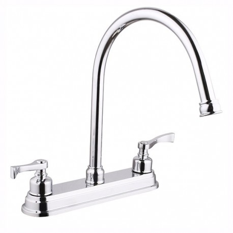 LLAVE MEZCLADORA PARA COCINA 1 PIEZA DE 8" YANI CROMO - Envío Gratuito