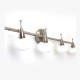 RIEL ANTENA 3L NÍQUEL SATINADO 85.5X15CM - Envío Gratuito