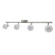 RIEL ANTENA 3L NÍQUEL SATINADO 85.5X15CM - Envío Gratuito