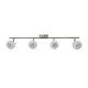 RIEL ANTENA 3L NÍQUEL SATINADO 85.5X15CM - Envío Gratuito