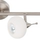 RIEL ANTENA 3L NÍQUEL SATINADO 85.5X15CM - Envío Gratuito