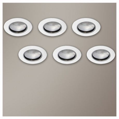 6PACK EMPOTRABLE BASICO BLANCO - Envío Gratuito
