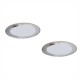 2PACK EMPOTRABLE FIJO NIQUEL 12W - Envío Gratuito