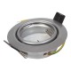 LUMINARIO EMPOTRADO GU5.3 MR16 PLATA - Envío Gratuito