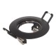 LUMINARIO EMPOTRADO GU4 MR11 NEGRO - Envío Gratuito