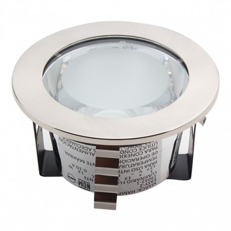 LUMINARIO 5" EMPOTRADO FIJO 13W NÍQUEL - Envío Gratuito