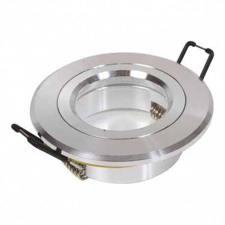 LUMINARIO EMPOTRADO GU5.3 MR16 ALUMINIO - Envío Gratuito