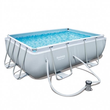 ALBERCA RECTANGULAR CON ESCALERA 2.82 X 1.96 X .84 - Envío Gratuito