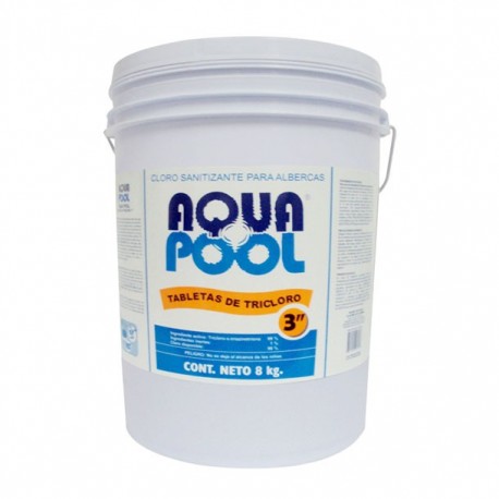 TABLETA DE TRICLORO 3" 8 KG - Envío Gratuito