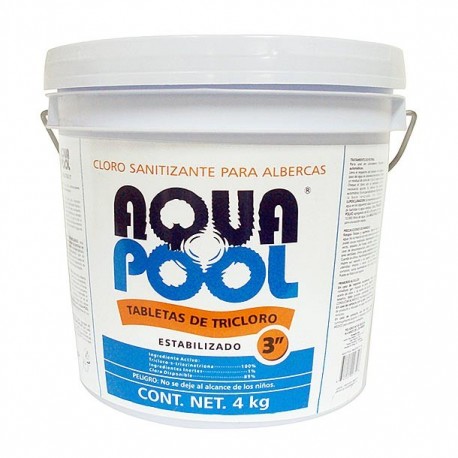 TABLETA DE CLORO 3" 4 KG - Envío Gratuito