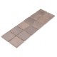 CENEFA 10 X 30 CM DENVER CHOCOLATE DALTILE - Envío Gratuito